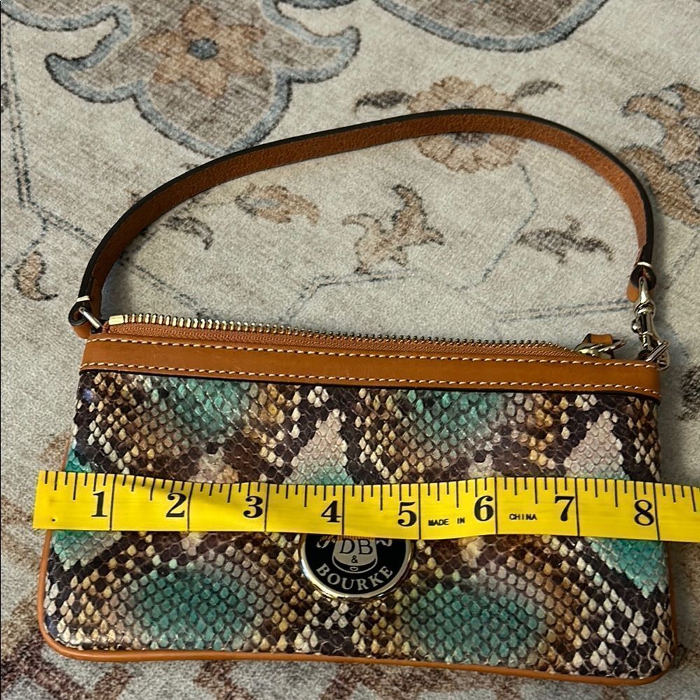 Dooney & Bourke Multicolor Python Print Wristlet - image 4